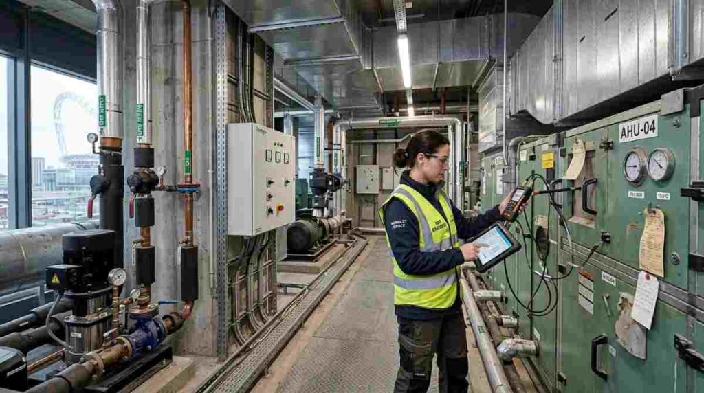 commercial HVAC mechanical systems affecting MEP services cost Wembley