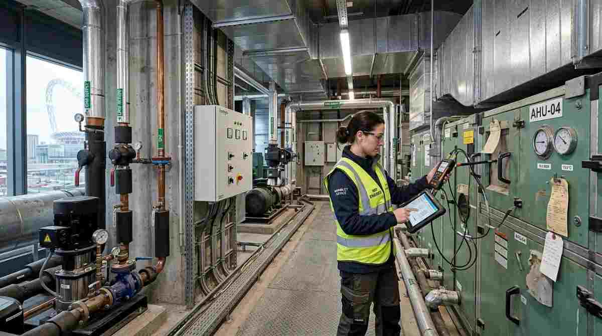 commercial HVAC mechanical systems affecting MEP services cost Wembley